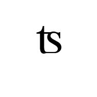 Modifier Letter Small Ts Digraph