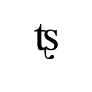Modifier Letter Small Ts Digraph With Retroflex Hook