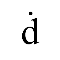 Latin Small Letter D With Dot Above