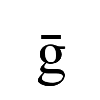 Latin Small Letter G With Macron