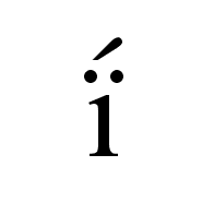 Latin Small Letter I With Diaeresis And Acute