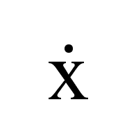 Latin Small Letter X With Dot Above