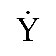Latin Capital Letter Y With Dot Above