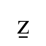 Latin Small Letter Z With Line Below