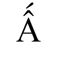 Latin Capital Letter A With Circumflex And Acute