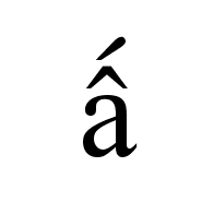 Latin Small Letter A With Circumflex And Acute