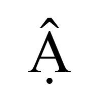 Latin Capital Letter A With Circumflex And Dot Below