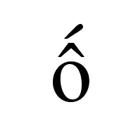 Latin Small Letter O With Circumflex And Acute