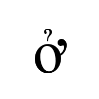 Latin Small Letter O With Horn And Hook Above