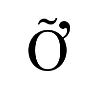 Latin Capital Letter O With Horn And Tilde