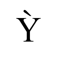 Latin Capital Letter Y With Grave