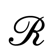 Script Capital R