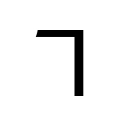 Turned Sans-Serif Capital L