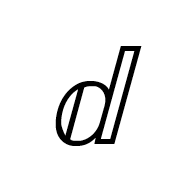 Double-Struck Italic Small D