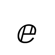 Double-Struck Italic Small E