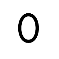 Masaram Gondi Digit Zero