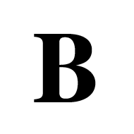 Mathematical Bold Capital B