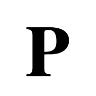 Mathematical Bold Capital P