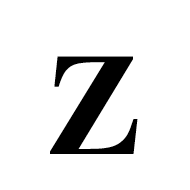 Mathematical Bold Capital Z