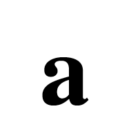 Mathematical Bold Small A