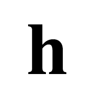 Mathematical Bold Small H