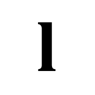 Mathematical Bold Small L