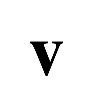 Mathematical Bold Small V