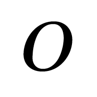 Mathematical Italic Capital O