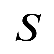 Mathematical Italic Capital S