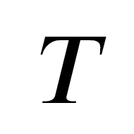 Mathematical Italic Capital T