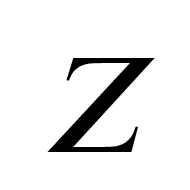 Mathematical Italic Capital Z