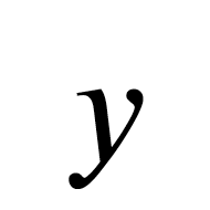 Mathematical Italic Small Y