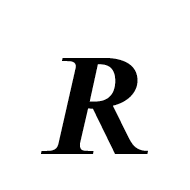 Mathematical Bold Italic Capital R