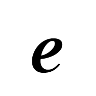Mathematical Bold Italic Small E