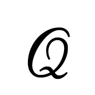 Mathematical Script Capital Q