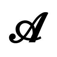Mathematical Bold Script Capital A