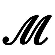 Mathematical Bold Script Capital M