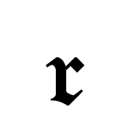 Mathematical Fraktur Small R