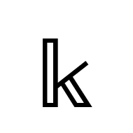 Mathematical Double-Struck Small K
