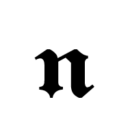 Mathematical Bold Fraktur Small N