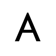 Mathematical Sans-Serif Capital A