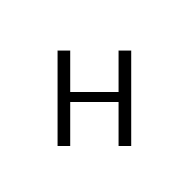 Mathematical Sans-Serif Capital H
