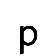 Mathematical Sans-Serif Small P