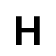 Mathematical Sans-Serif Bold Capital H