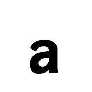 Mathematical Sans-Serif Bold Small A