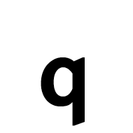 Mathematical Sans-Serif Bold Small Q