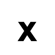 Mathematical Sans-Serif Bold Small X