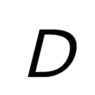 Mathematical Sans-Serif Italic Capital D