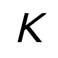 Mathematical Sans-Serif Italic Capital K