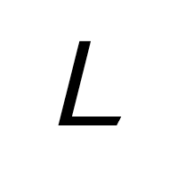 Mathematical Sans-Serif Italic Capital L